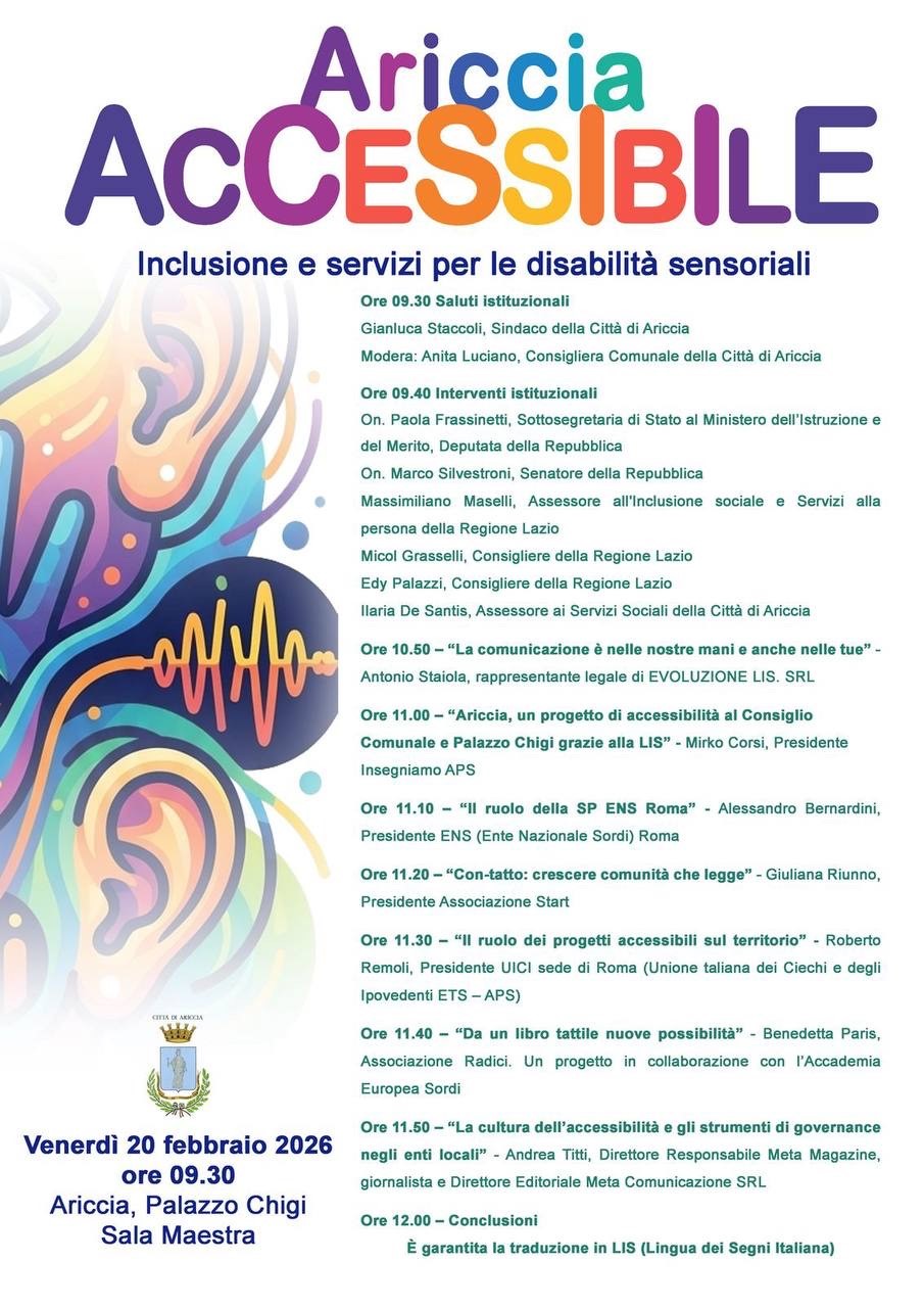 ariccia accessibile