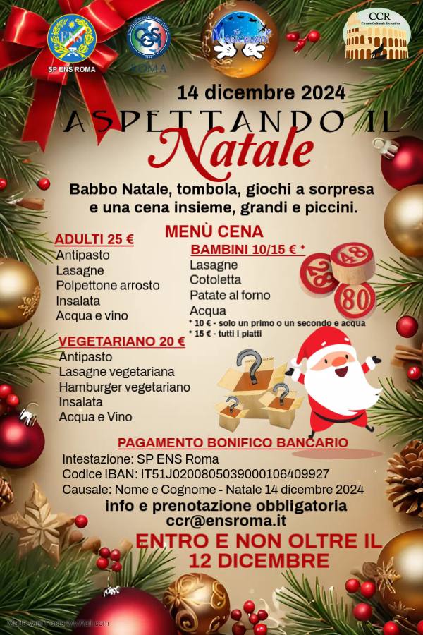 menu natale