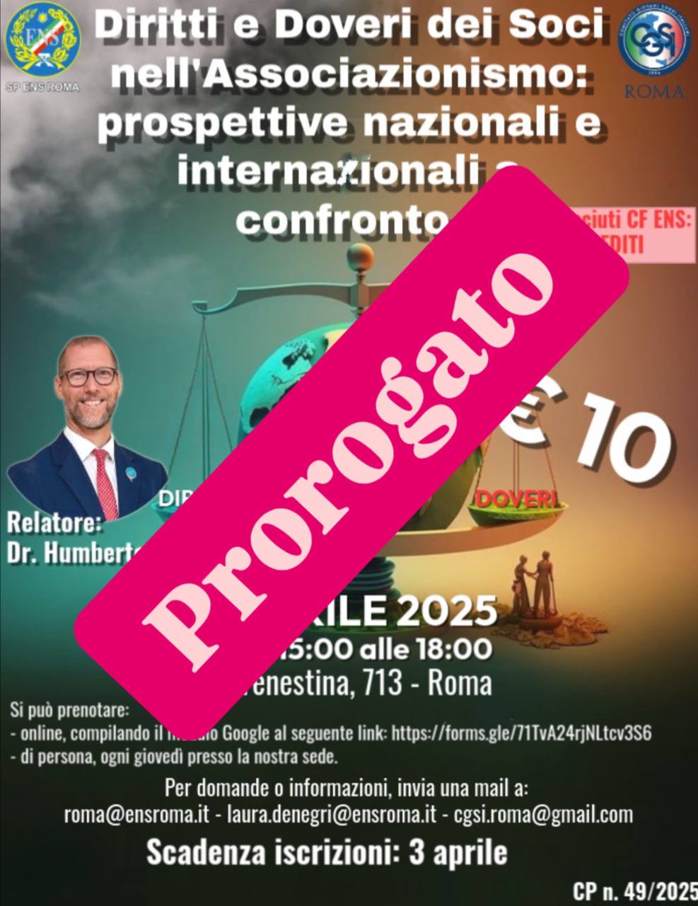 diritti doveri soci prorogato